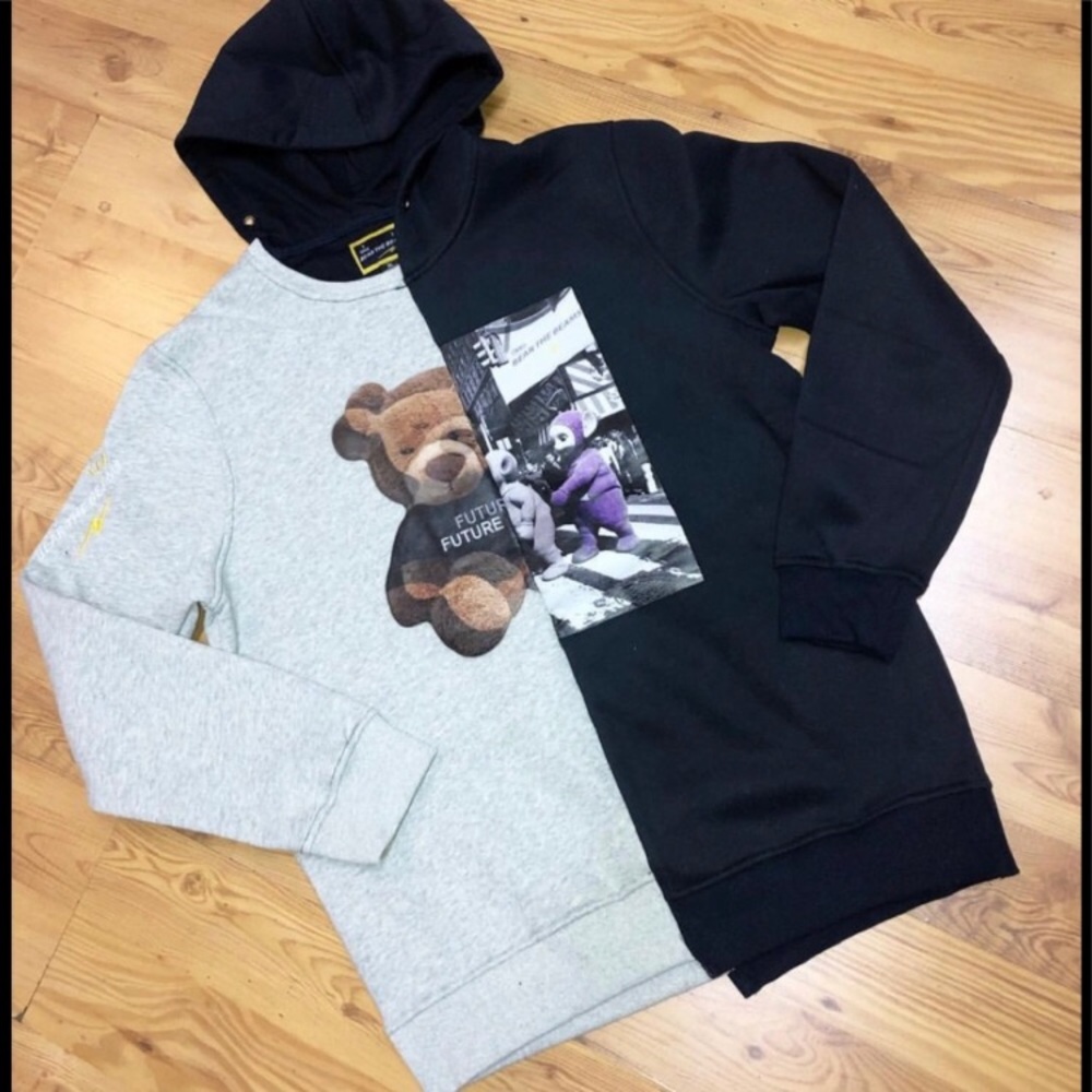 New Bear the Beams split hoodie NWT 🔥